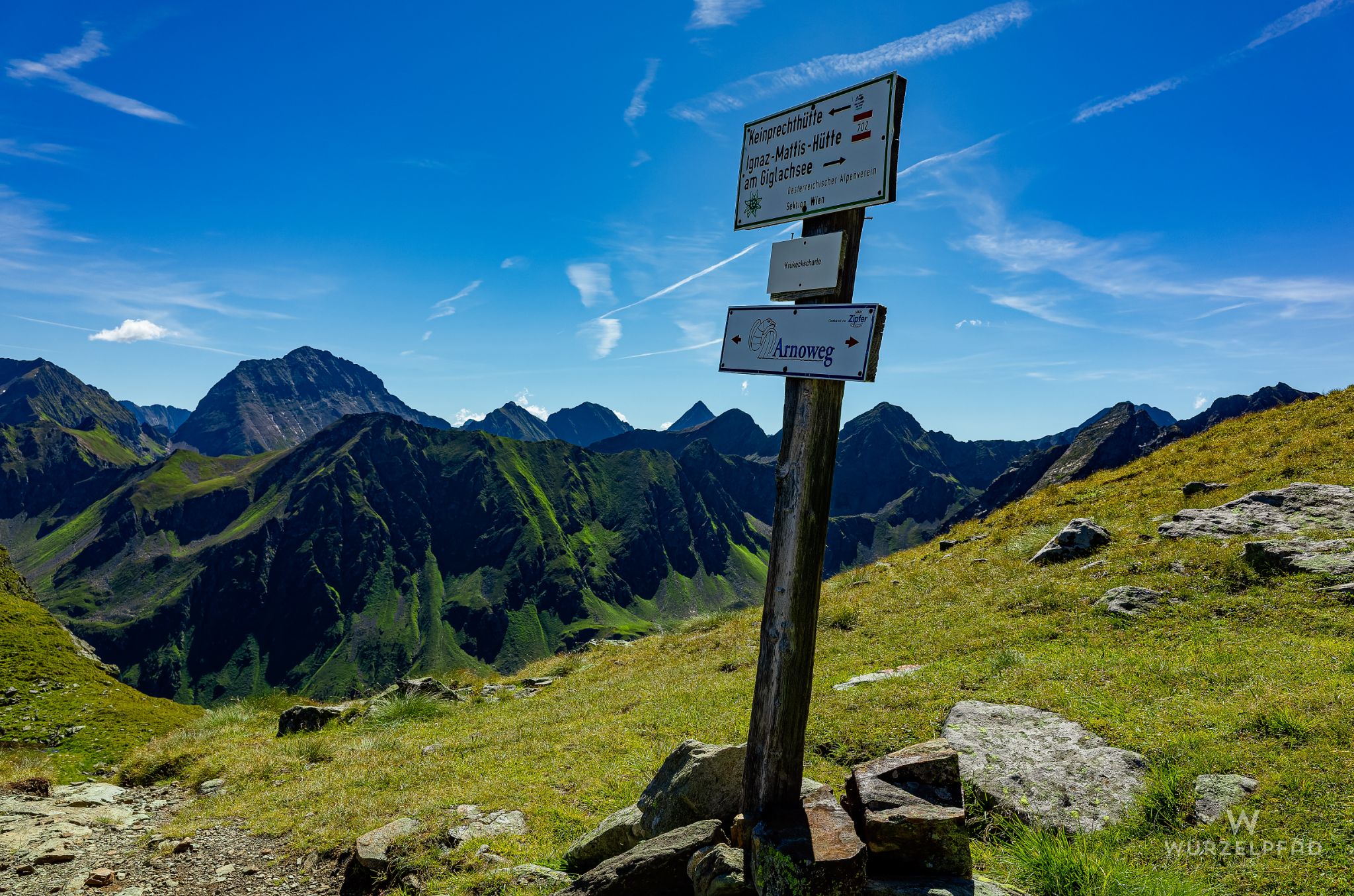 An der Krukeckscharte, Blick zum Hochgolling